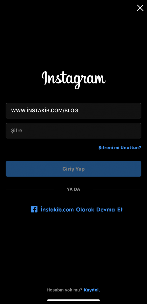 Telefondan Instagram Hesabı Açma - 2020 Instakib